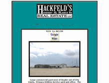 Tablet Screenshot of commercial.hackfeldrealestate.com